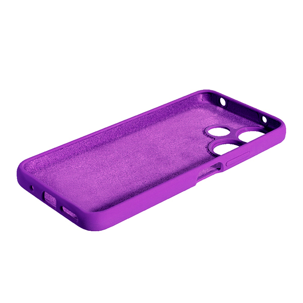 Чехол Original Soft Touch Case for Xiaomi Redmi 13 4G/Poco M6 4G Purple with Camera Lens