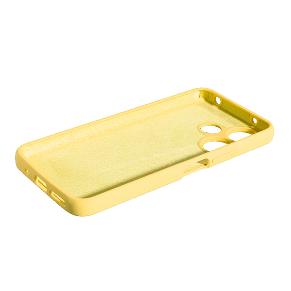 Чехол Original Soft Touch Case for Xiaomi Redmi 13 4G/Poco M6 4G Yellow with Camera Lens