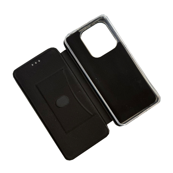 Чохол книжка Kira Slim Shell для Xiaomi Redmi Note14 5G Black Perforation NEW