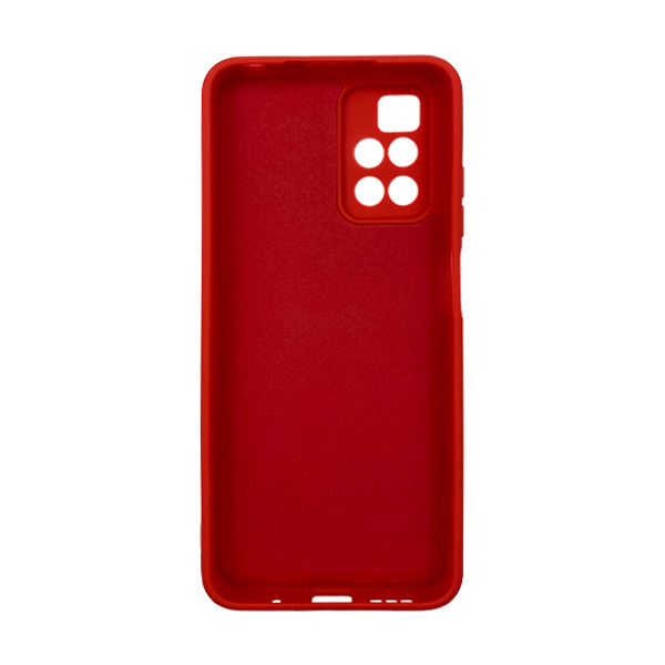 Чехол Original Soft Touch Case for Xiaomi Redmi 10/Note 11 4G Red with Camera Lens