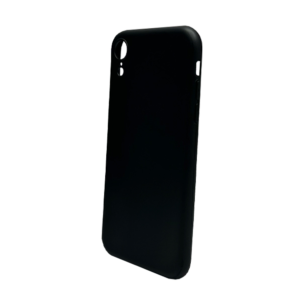 Original Silicon Case iPhone XR Black with Camera Lens