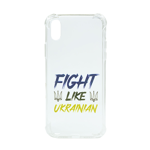 Чохол Wave We are Ukraine Case iPhone XR Clear Fight Like Ukrainian