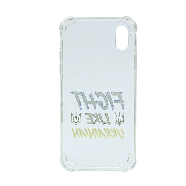 Чехол Wave We are Ukraine Case iPhone XR Clear Fight Like Ukrainian