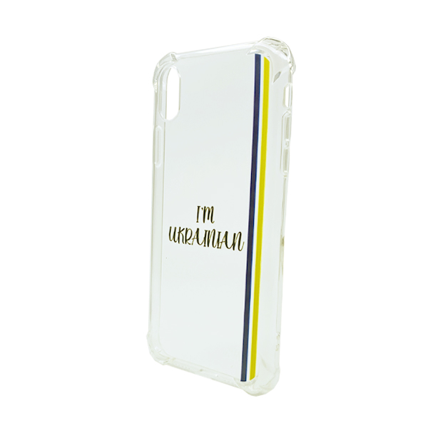 Чохол Wave We are Ukraine Case iPhone XR Clear I`m Ukrainian