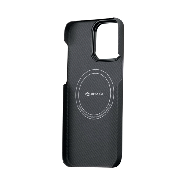 Чохол Pitaka iPhone 14 Pro Case with MagSafe Black/Grey (KI1401PA)