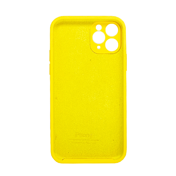 Чохол Soft Touch для Apple iPhone 11 Pro Yellow with Camera Lens Protection Square