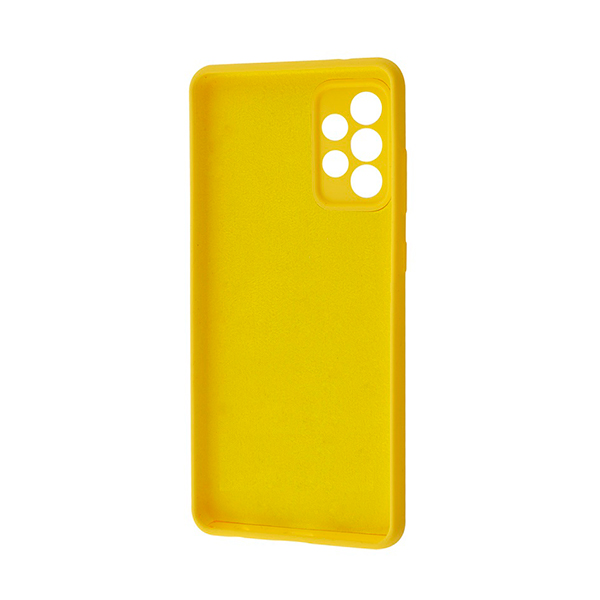 Чехол Original Soft Touch Case for Samsung A32-2021/A325 Yellow with Camera Lens