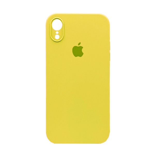 Чохол Soft Touch для Apple iPhone XR Mellow Yellow with Camera Lens Protection Square