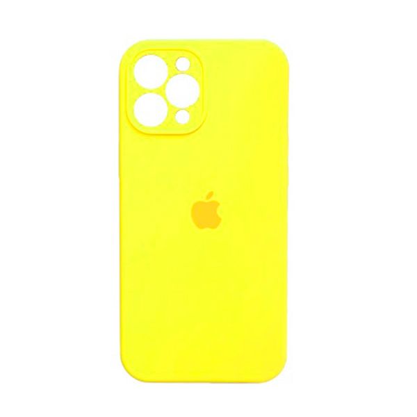 Чохол Original Soft Touch Case for iPhone 11 Pro Yellow with Camera Lens