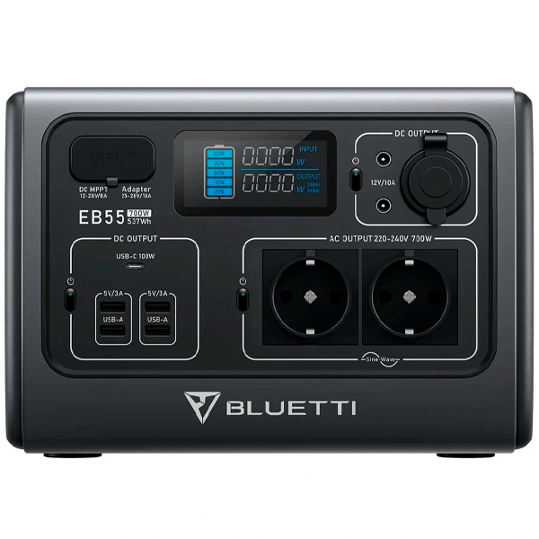 Портативное зарядное устройство BLUETTI EB55 Portable Power Station 537Wh EU