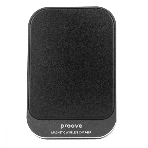 Автотримач для телефона з бездротовою зарядкою Proove Square Magnetic 15W Black