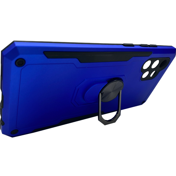 Чохол Armor Antishock Case для Samsung A32-2021/A325 with Ring Electric Blue