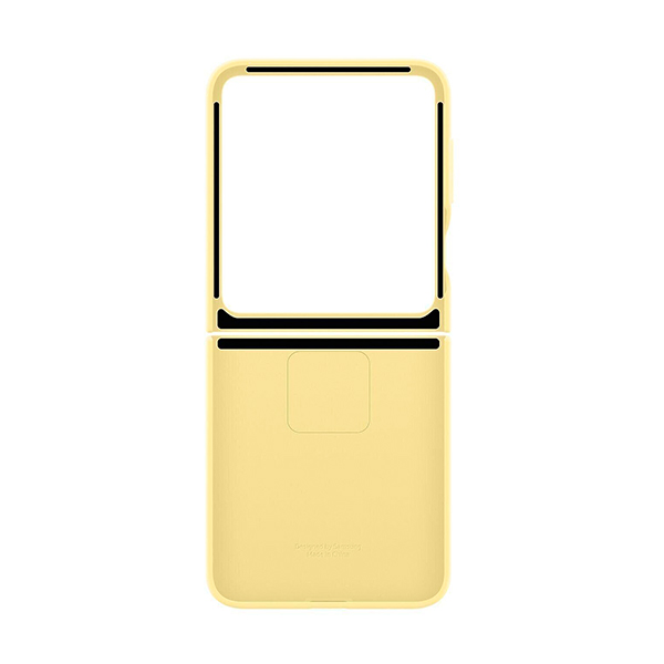 Чохол Samsung Flip 6 Silicon Case Yellow (EF-PF741TYEGUA)