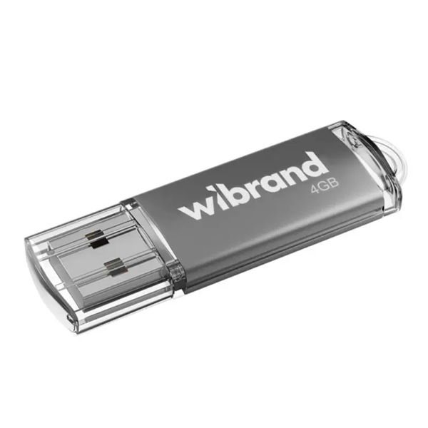 Флешка Wibrand 4GB Cougar USB 2.0 Silver (WI2.0/CU4P1S)