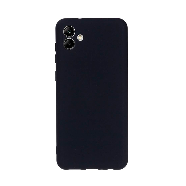 Чехол Original Soft Touch Case for Samsung A04-2022/A045 Black with Camera Lens MF