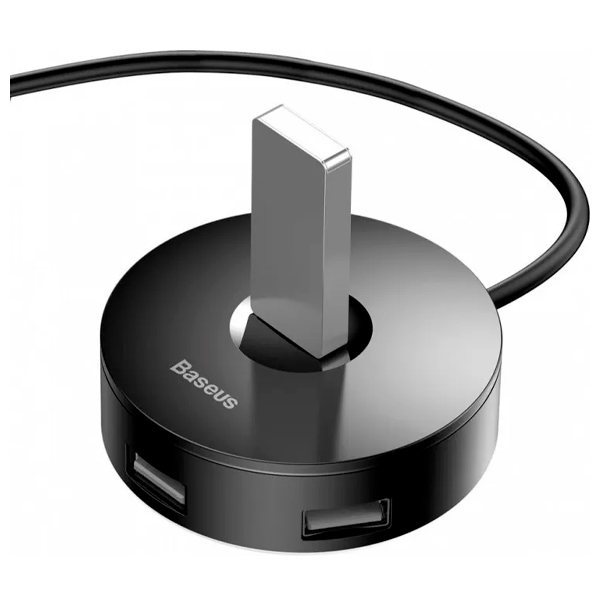 HUB Baseus Round Box USB3.0x1 + USB2.0x2 Black (CAHUB-U01)