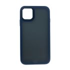 Чехол накладка Mate Plus Metal Buttons Case для iPhone 11 Dark Blue