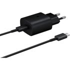 СЗУ Samsung USB-C Wall Charger with Cable USB-C 25W Black (EP-TA800XBEGRU)