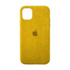 Чехол Alcantara для Apple iPhone 12/12 Pro Yellow