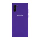 Чехол Original Soft Touch Case for Samsung Note 10/N970 Lilac Purple