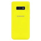 Чехол Original Soft Touch Case for Samsung S10e/G970 Yellow
