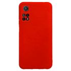 Чехол Original Soft Touch Case for Xiaomi Mi 10T/Mi 10T Pro Red with Camera Lens
