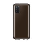 Чехол накладка Samsung A025 Galaxy A02s Soft Clear Cover Black (EF-QA025TBEG)