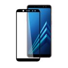 Защитное стекло для Samsung A6 Plus 2018/A605 3D Black (тех.пак)