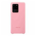 Чехол накладка Samsung G988 Galaxy S20 Ultra Silicone Cover Pink (EF-PG988TPEG)