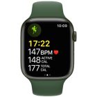Apple Watch Series 7 GPS 45mm Green Aluminum Case with Midnight Sport Band (MKN73)