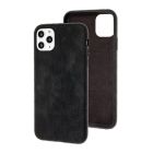 Чехол накладка Croco Leather Case для iPhone 11 Pro Black