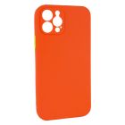 Чехол накладка Goospery TPU Square Full Camera Case для iPhone 12/12 Pro Orange