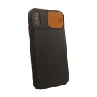 Чехол накладка Camshield TPU для iPhone XS Max Black/Orange