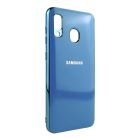 Чехол накладка Molan Soft Glass для Samsung A20-2019/A205/A30-2019/A305 Blue