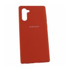 Чехол Original Soft Touch Case for Samsung Note 10/N970 Orange