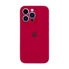 Чехол Soft Touch для Apple iPhone 13 Pro Rose Red with Camera Lens Protection