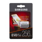 Карта памяти Samsung 256GB microSDXC EVO Plus V2 Class 10 UHS-I + SD Adapter