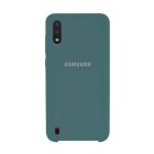 Чехол Original Soft Touch Case for Samsung A01-2020/A015 Pine Green