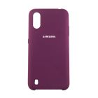 Чехол Original Soft Touch Case for Samsung A01-2020/A015 Purple
