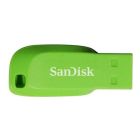 Флешка Sandisk 16Gb Cruzer Blade Green Electric USB 2.0