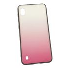 Silicon Mirror Glass Gradient Case для Samsung A10-2019/A105 Light Pink
